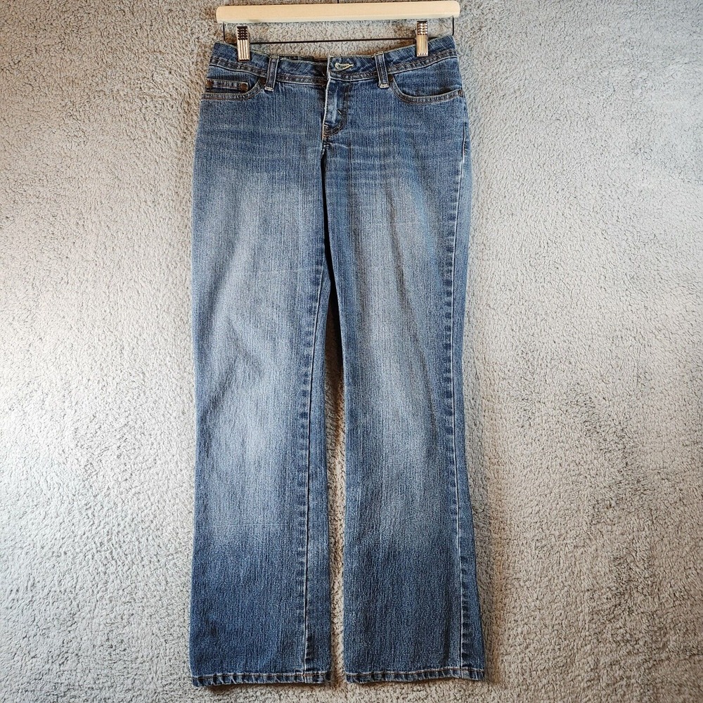 Jordache Jeans Woman's Size 3/4 (Fits‎ 28x30) Lo-Rise Stretch Medium Wash